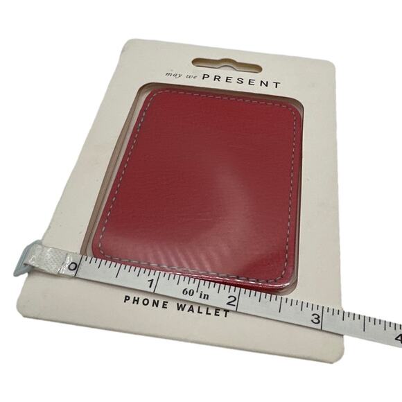 NWT ANTHROPOLOGIE Red Card / Phone Wallet - Picture 3 of 4